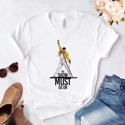 Camiseta Básica Queen The Show Must Go On