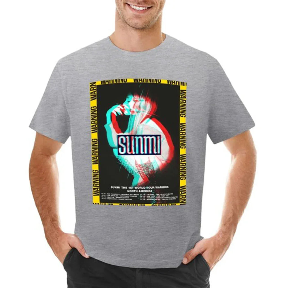 Camiseta Básica Sunmi Psychedelic