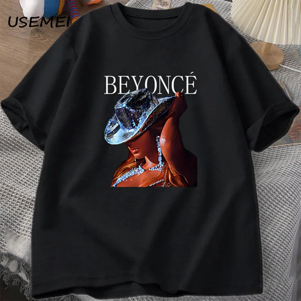 Camiseta Básica Beyonce Renaissance Hat