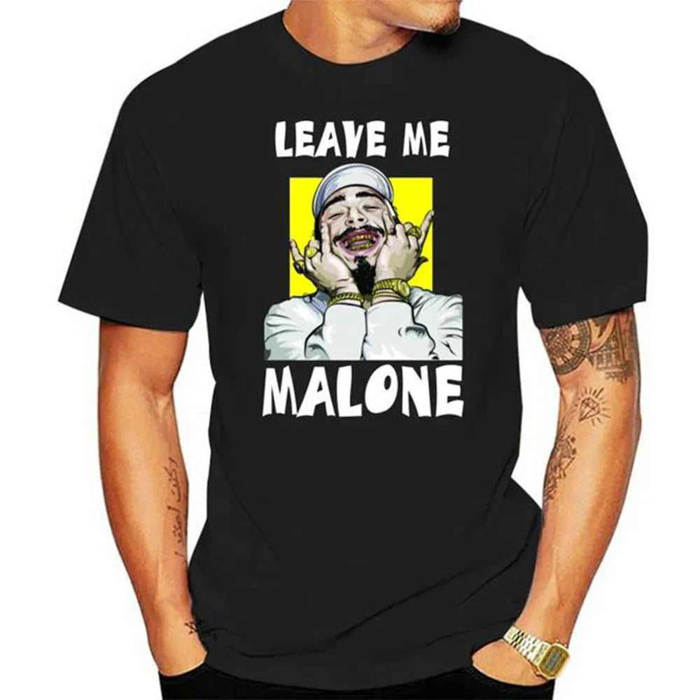 Camiseta Básica Leave Me Malone Funny Meme