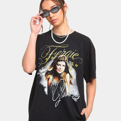 Camiseta Básica Fergie Glamorous