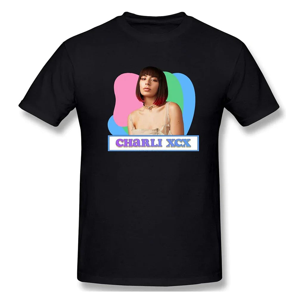 Camiseta Básica Charli XCX Singer Preto