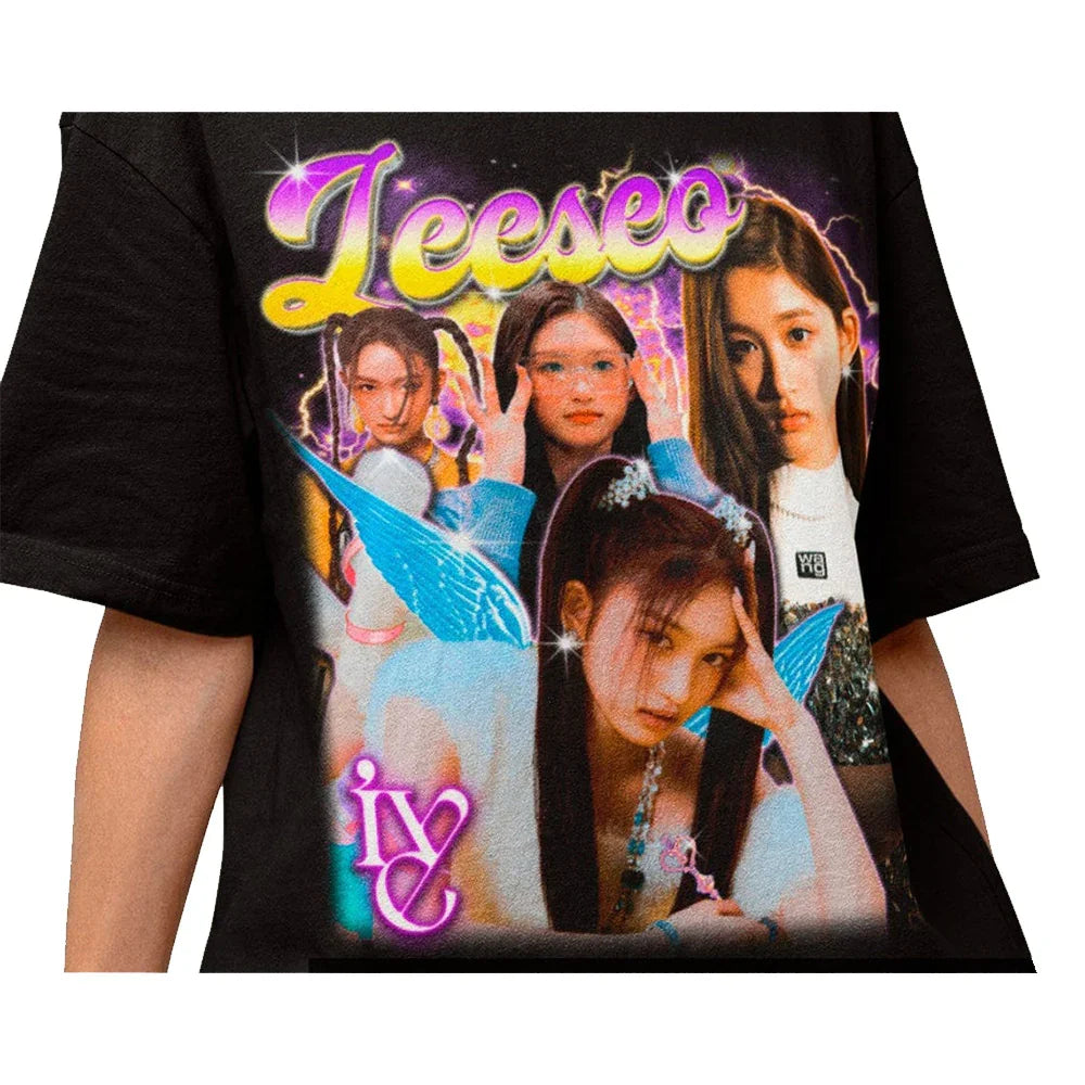 Camiseta Básica Ive Leeseo - preto