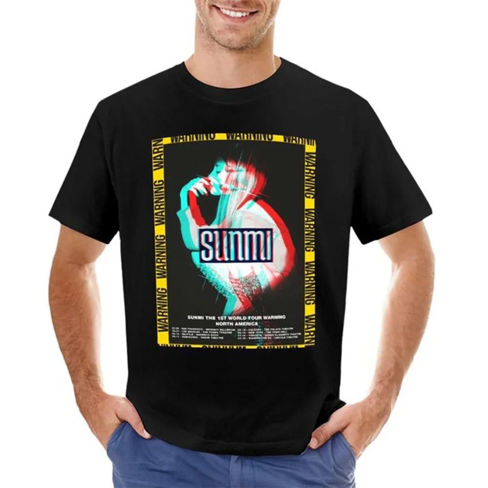 Camiseta Básica Sunmi Psychedelic