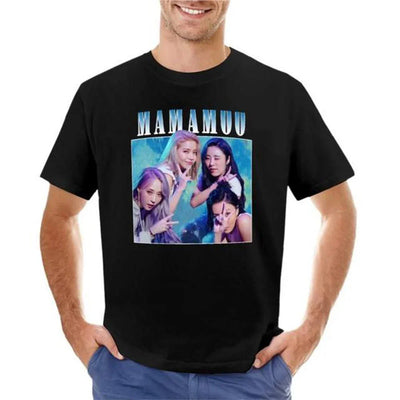 Camiseta Básica Mamamoo Group - preto