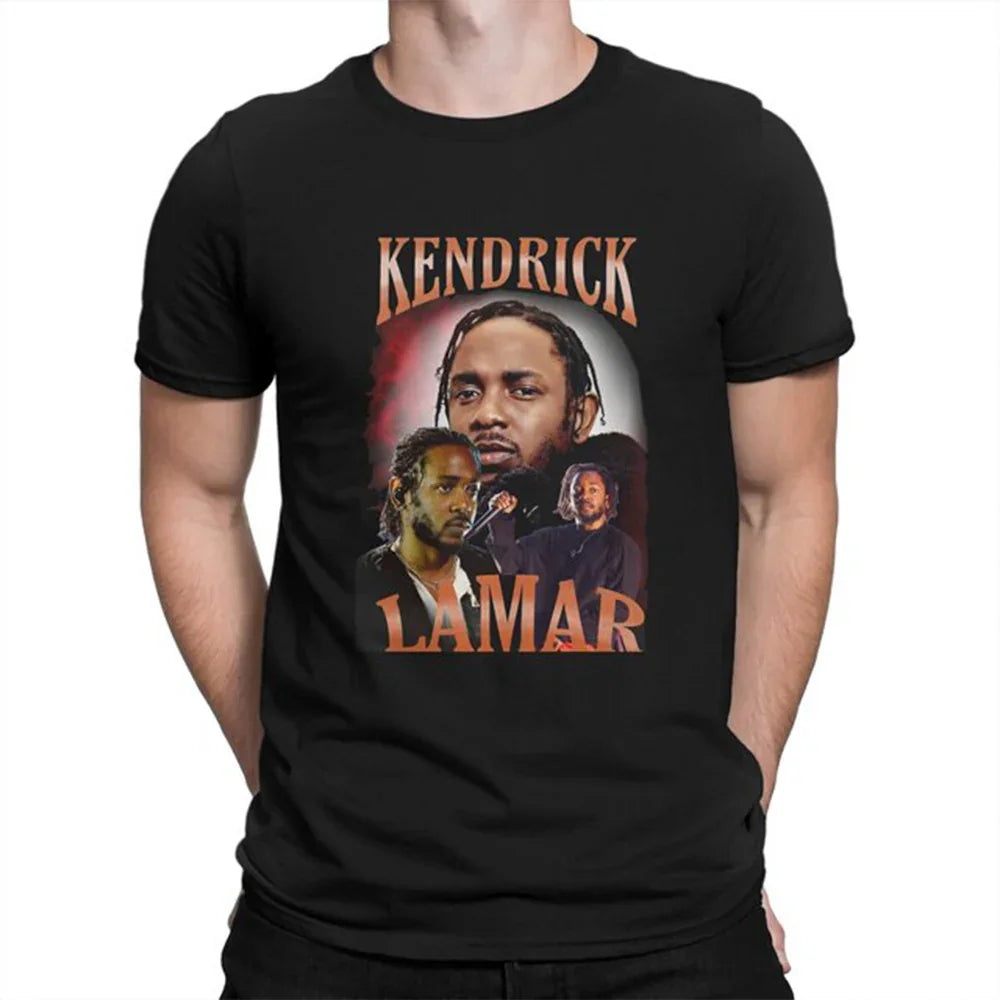 Camiseta Básica Rapper Kendrick Lamar Preto