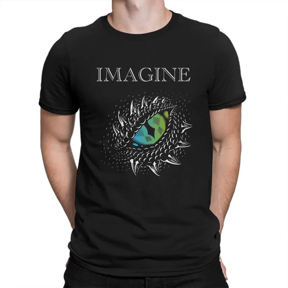 Camiseta Básica Imagine Dragons-PRETO
