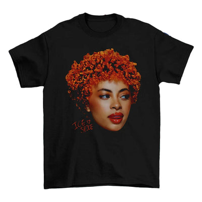 Camiseta Básica Ice Spice Face-PRETO