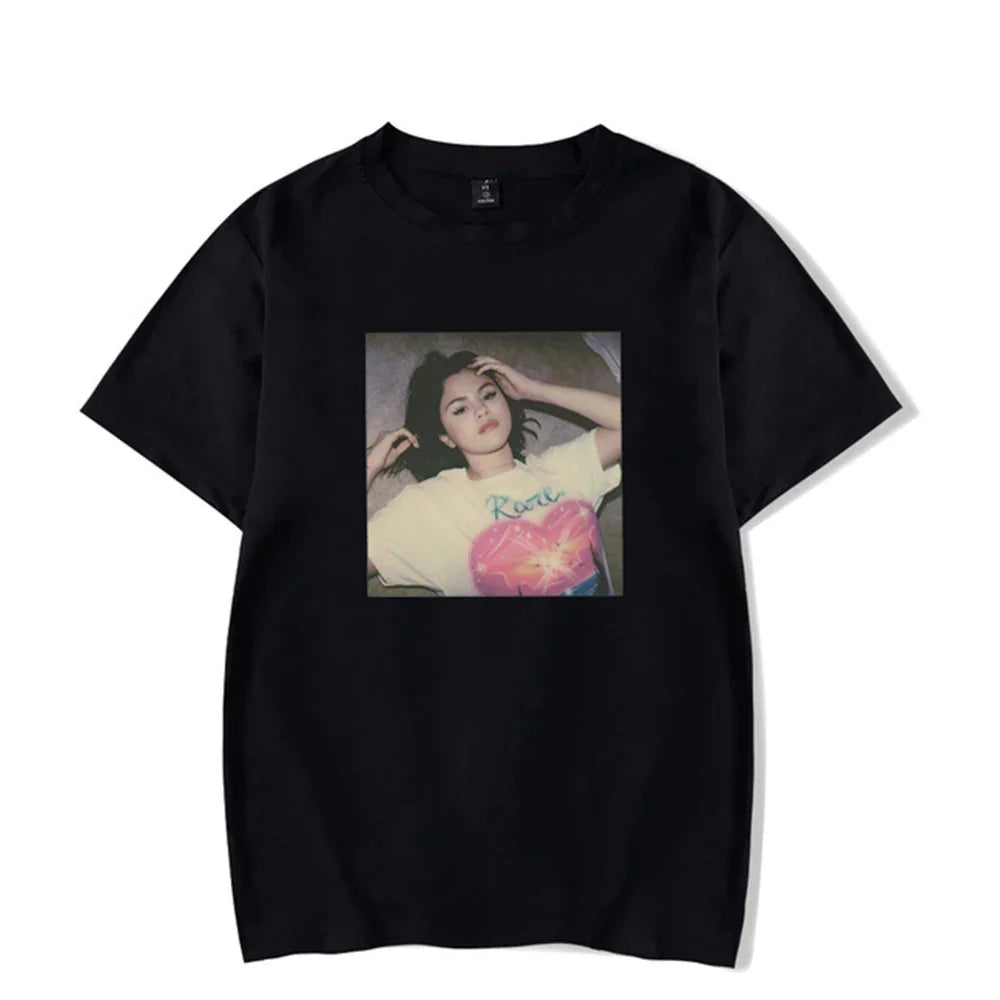 Camiseta Básica Selena Gomez Relax - preto