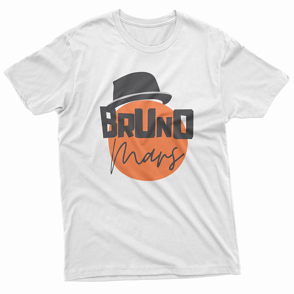 Camiseta Básica Bruno Mars Graphic Hat