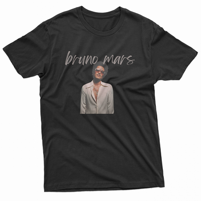 Camiseta Básica Bruno Mars Photoshot