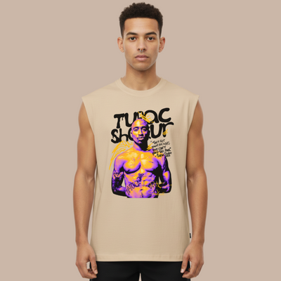 Camiseta Oversized Tupac Shakur