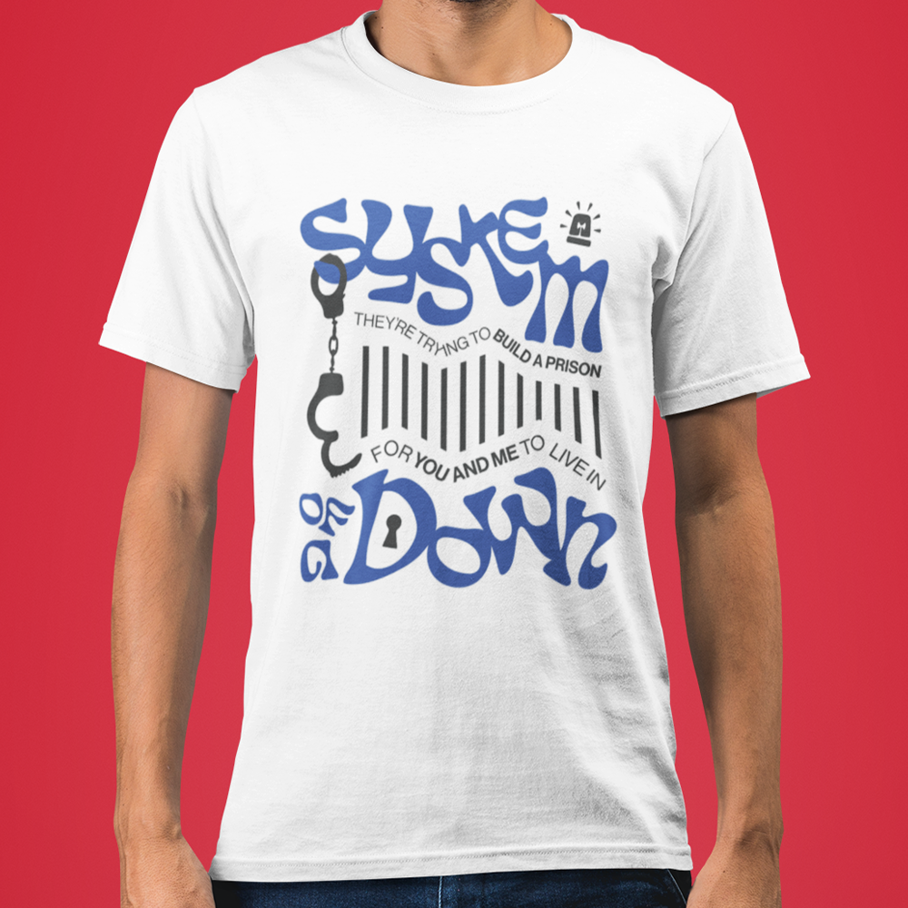 Camiseta Básica Sistem Of A Down Build A Prison