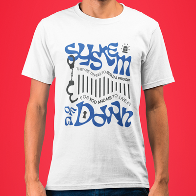 Camiseta Básica Sistem Of A Down Build A Prison