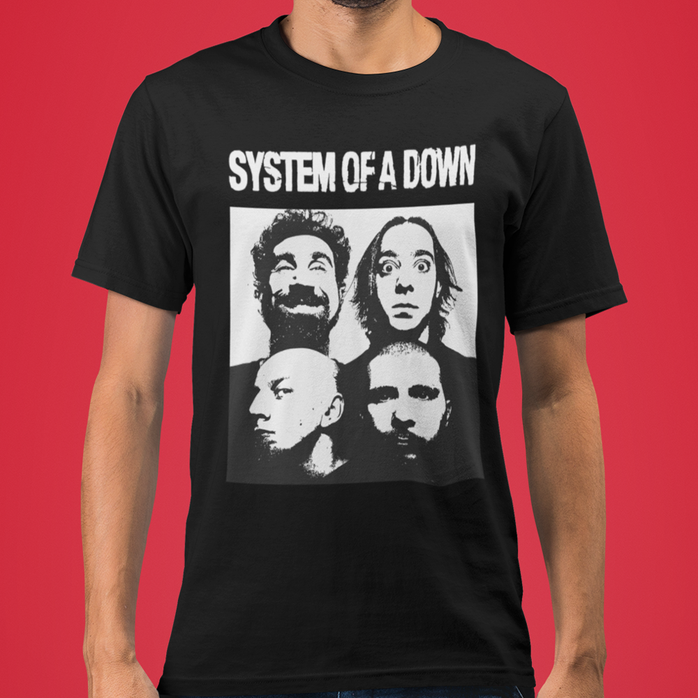 Camiseta Básica Sistem Of A Down Band