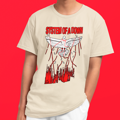 Camiseta Básica Sistem Of A Down Dove