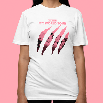 Camiseta Básica Blackpink 2025 World Tour