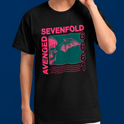 Camiseta Básica Avenged Sevenfold 661