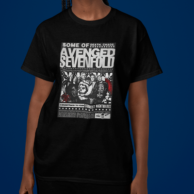 Camiseta Básica Avenged Sevenfold Poster