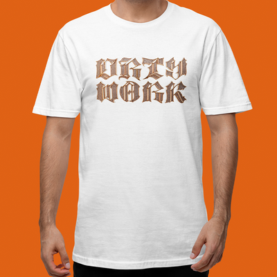 Camiseta Básica Aespa Dirty Work Logo