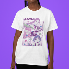 Camiseta Básica Kpop Demon Hunters Huntrix Colors