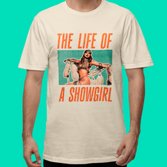 Camiseta Básica Taylor Swift The Life Of a Showgirl Orange