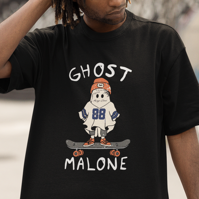 Camiseta Básica Halloween Ghost Malone