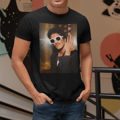 Camiseta Básica Bruno Mars Photo Rich