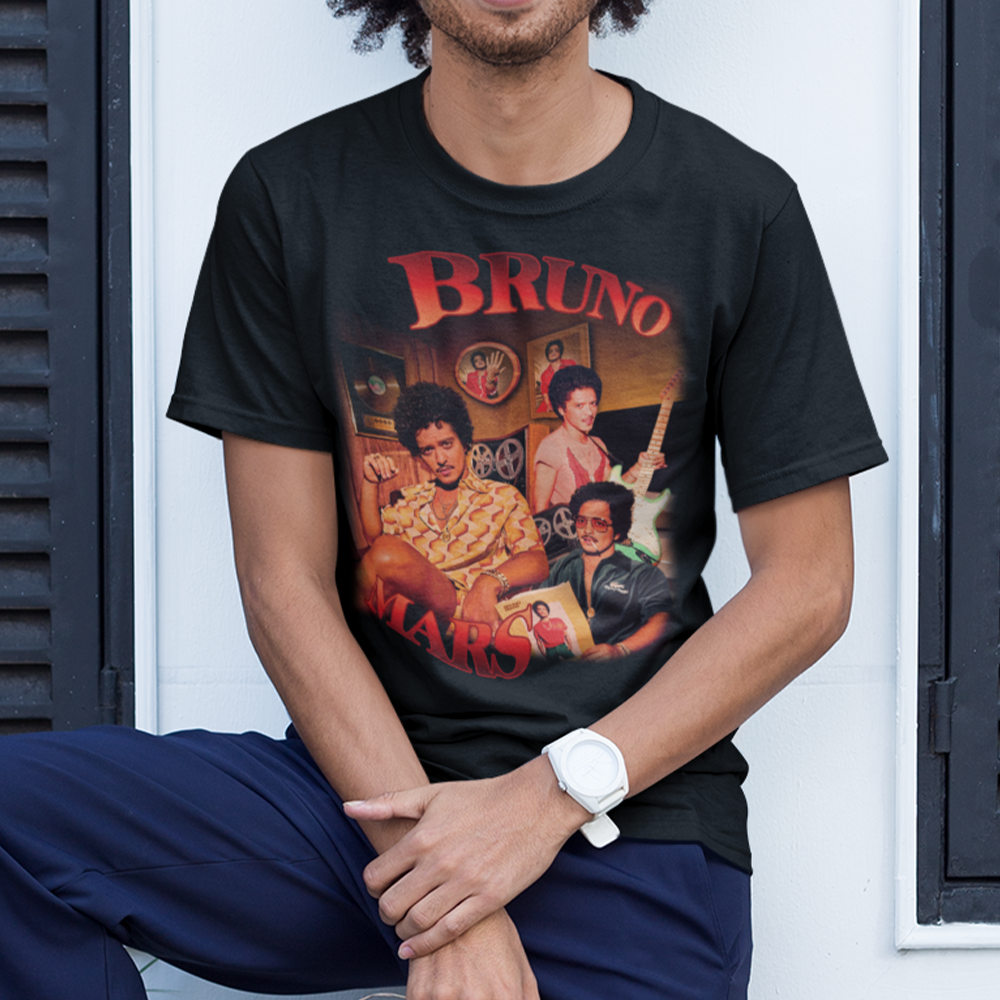 Camiseta Básica Bruno Mars Mood