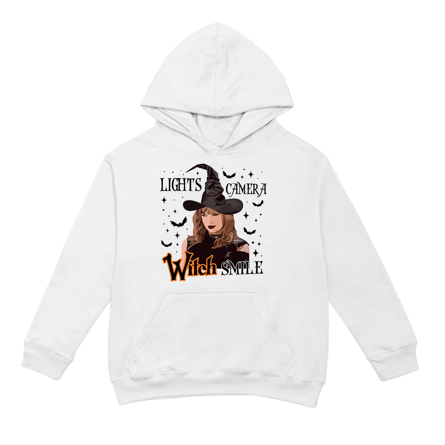 Moletom Canguru Halloween Taylor Swift Witch Smile