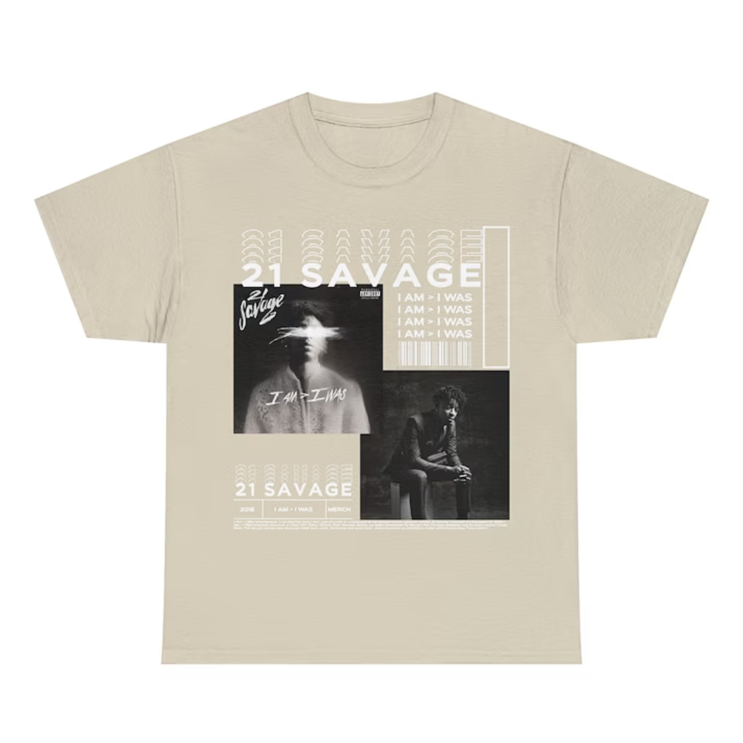 Camiseta Básica 21 Savage I'AM