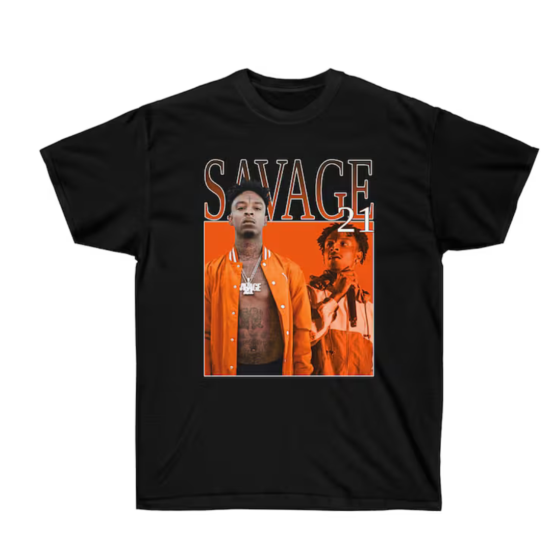 Camiseta Básica 21 Savage Aesthetic