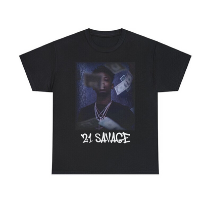 Camiseta Básica 21 Savage Ca$h