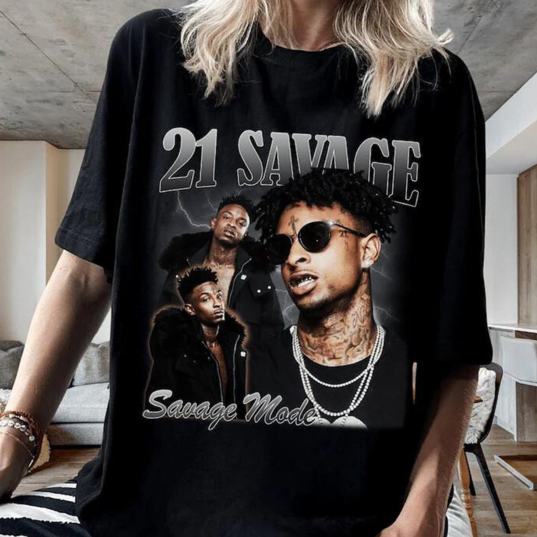 Camiseta Básica 21 Savage Mood