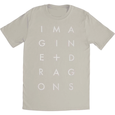 Camiseta Básica Imagine Dragons Letters