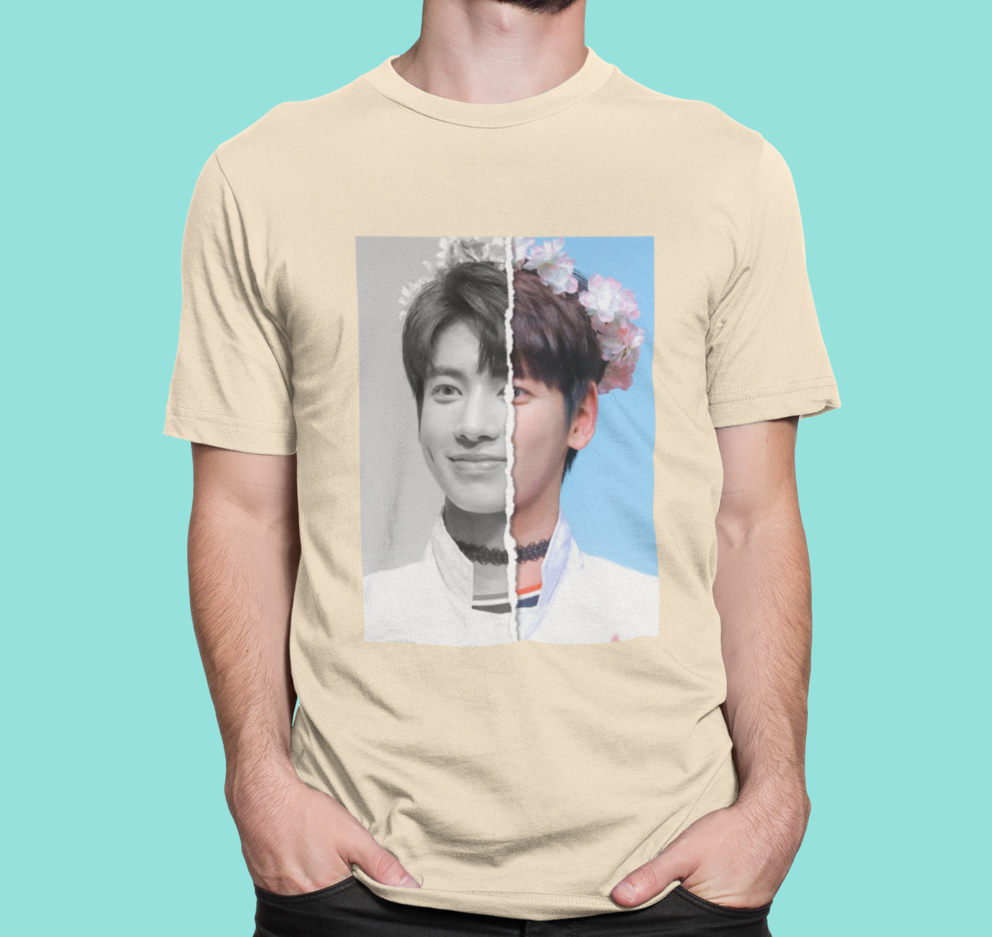 Camiseta Básica TXT Taehyun Divided Photo