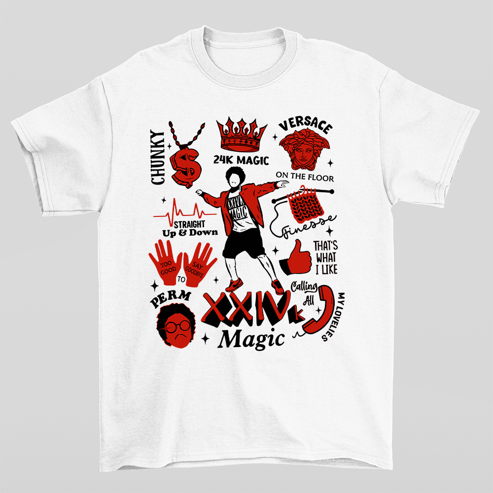 Camiseta Básica Bruno Mars XXIV