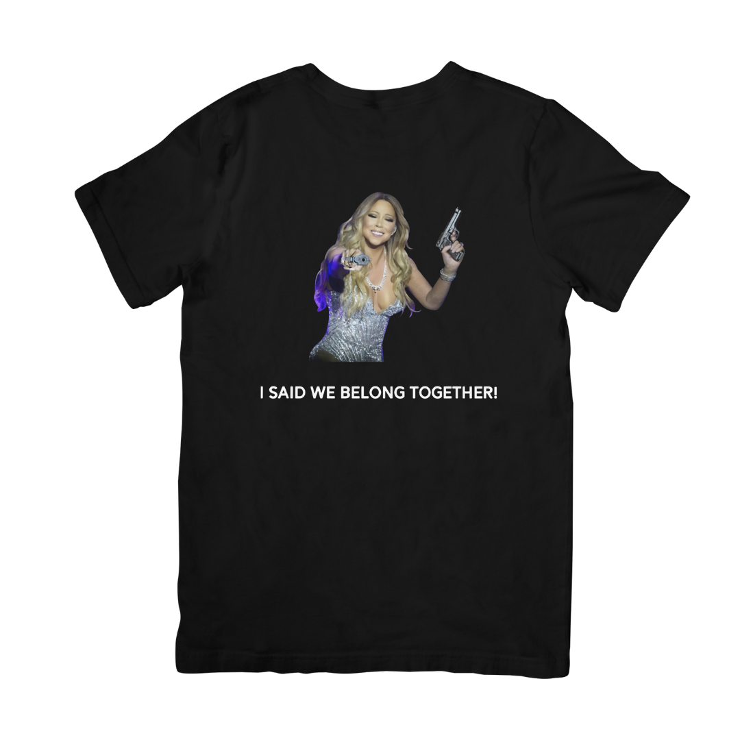 Camiseta Básica Mariah Carey Meme Preto