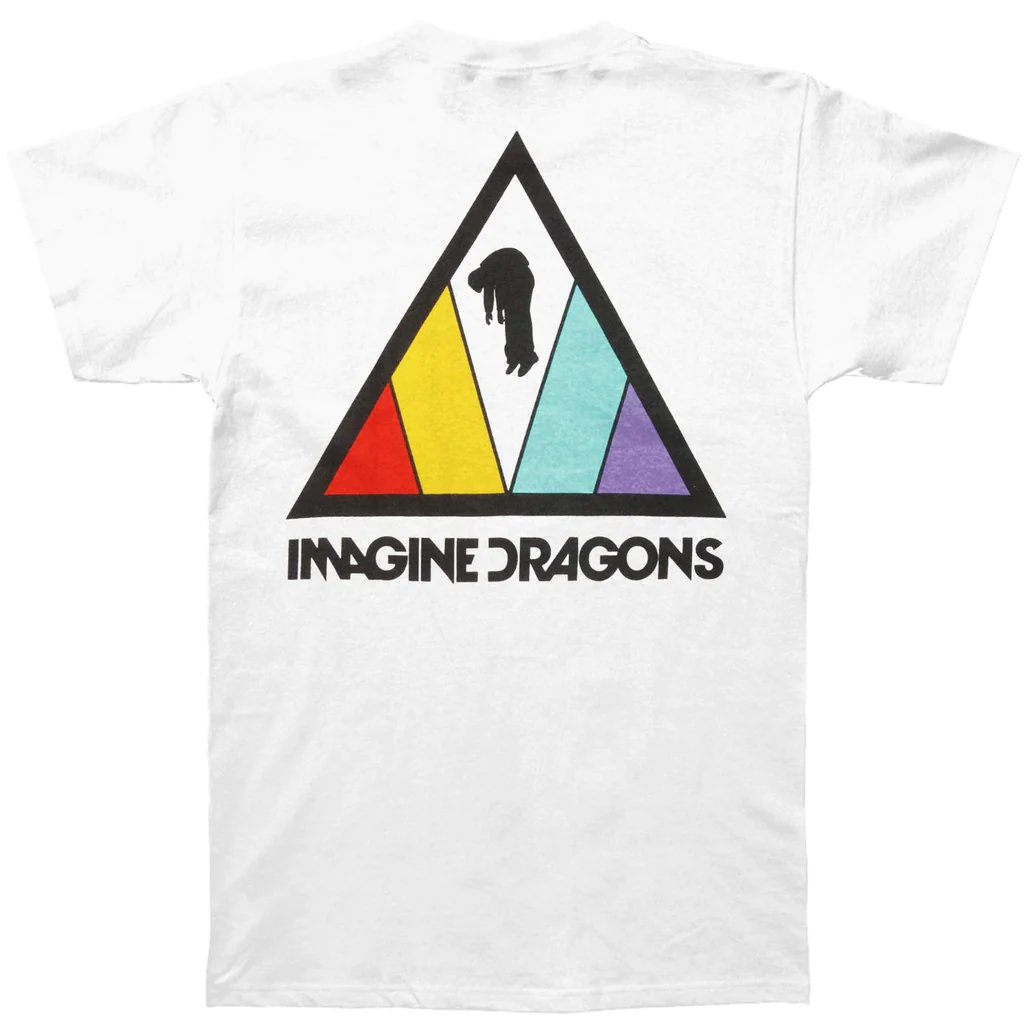 Camiseta Básica Imagine Dragons Triangle Merch