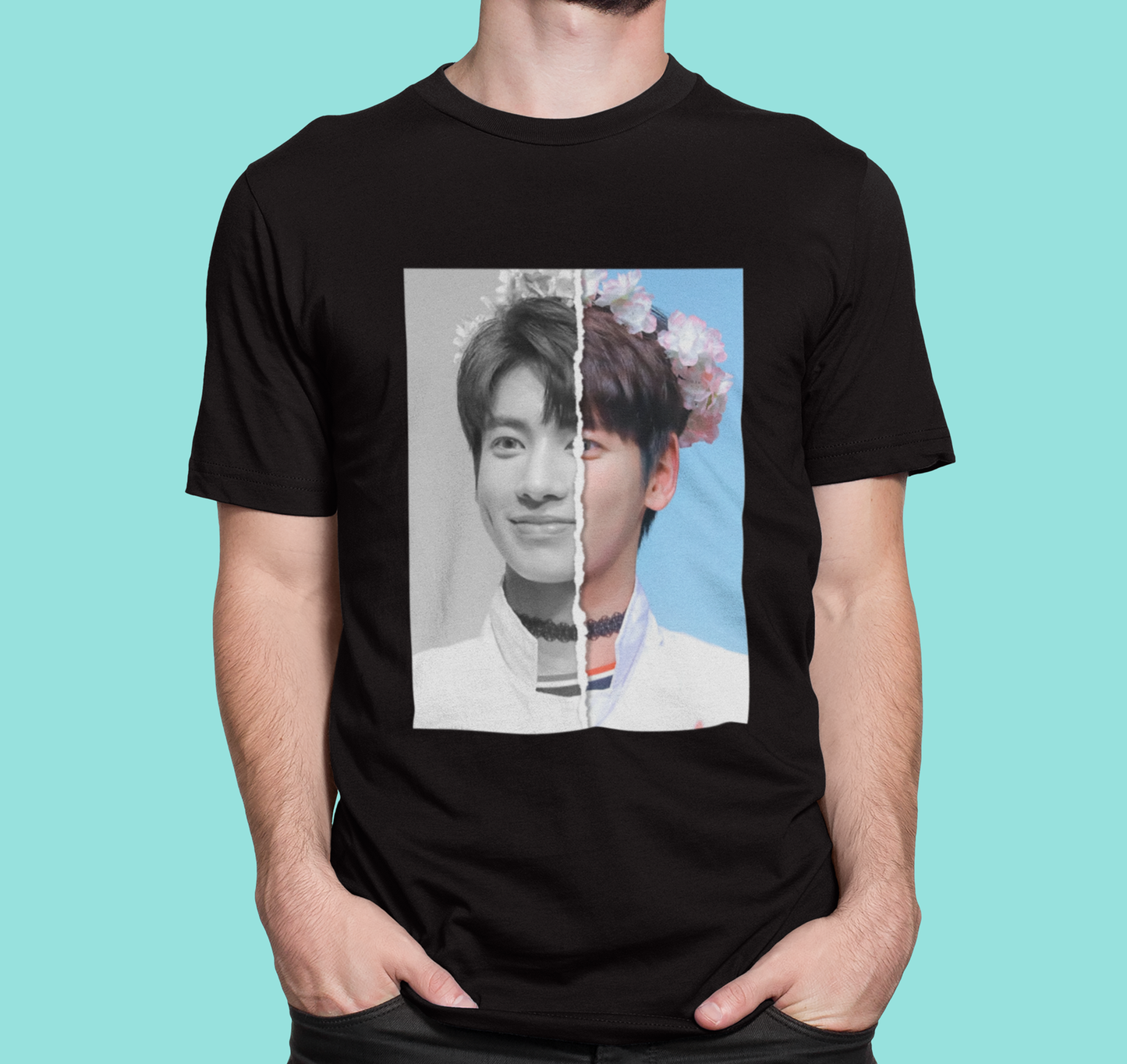 Camiseta Básica TXT Taehyun Divided Photo