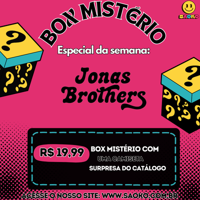 Box Mistério - JONAS BROTHERS