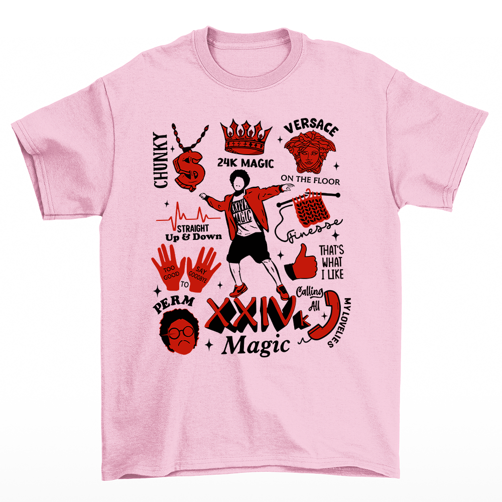 Camiseta Básica Bruno Mars XXIV