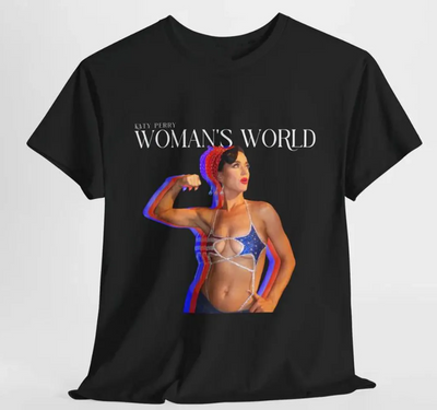 Camiseta Básica Katy Perry Woman's World