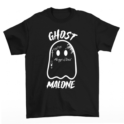 Camiseta Básica Ghost Malone Halloween Post M.