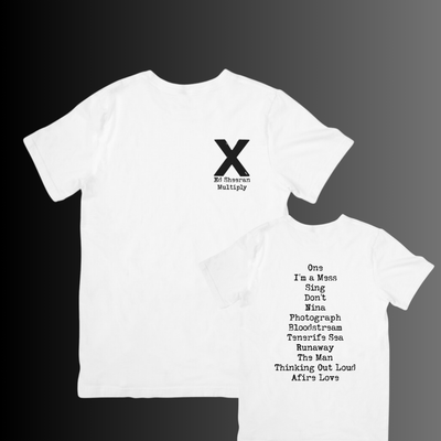 Camiseta Básica Ed Sheeran Multiply Album