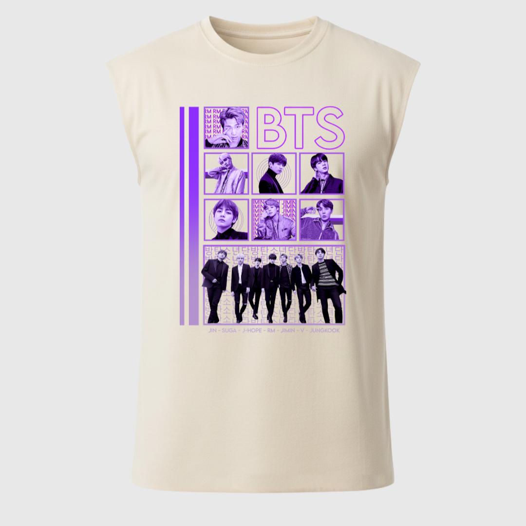 Regata Oversized BTS Integrantes Roxo
