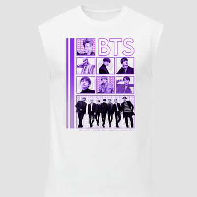 Regata Oversized BTS Integrantes Roxo