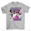 Camiseta Básica Chris Brown Breezy Graphic- CINZA