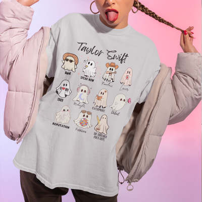 Camiseta Básica Halloween Taylor Swift Design