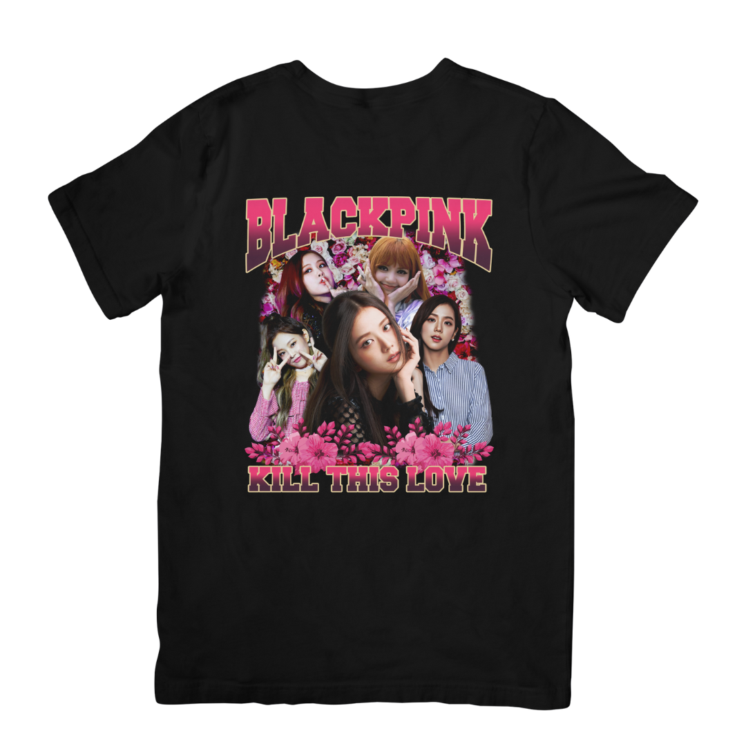 Camiseta Básica Blackpink Kill This Love